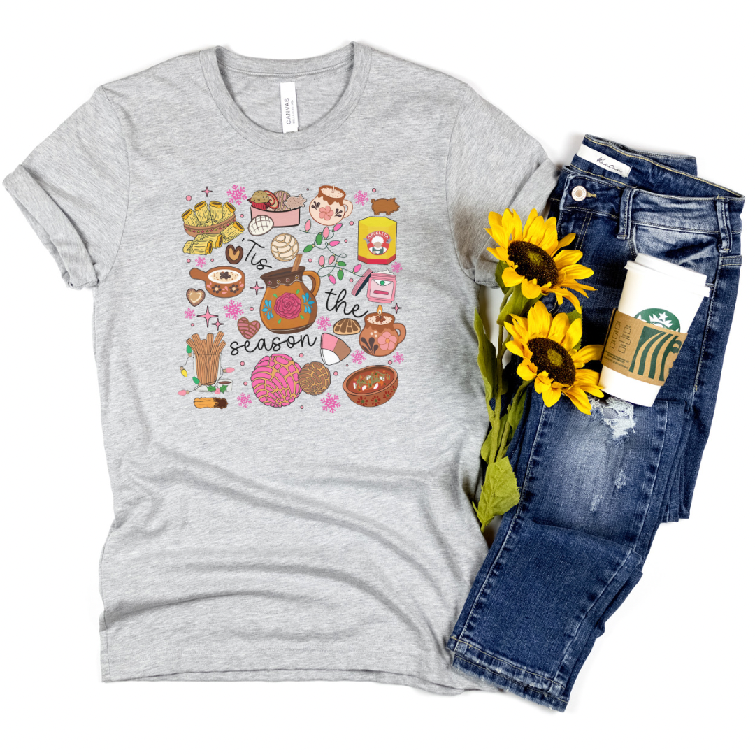 Mexican Christmas tshirt. This is the season Mexican style. Feliz navidad shirt.