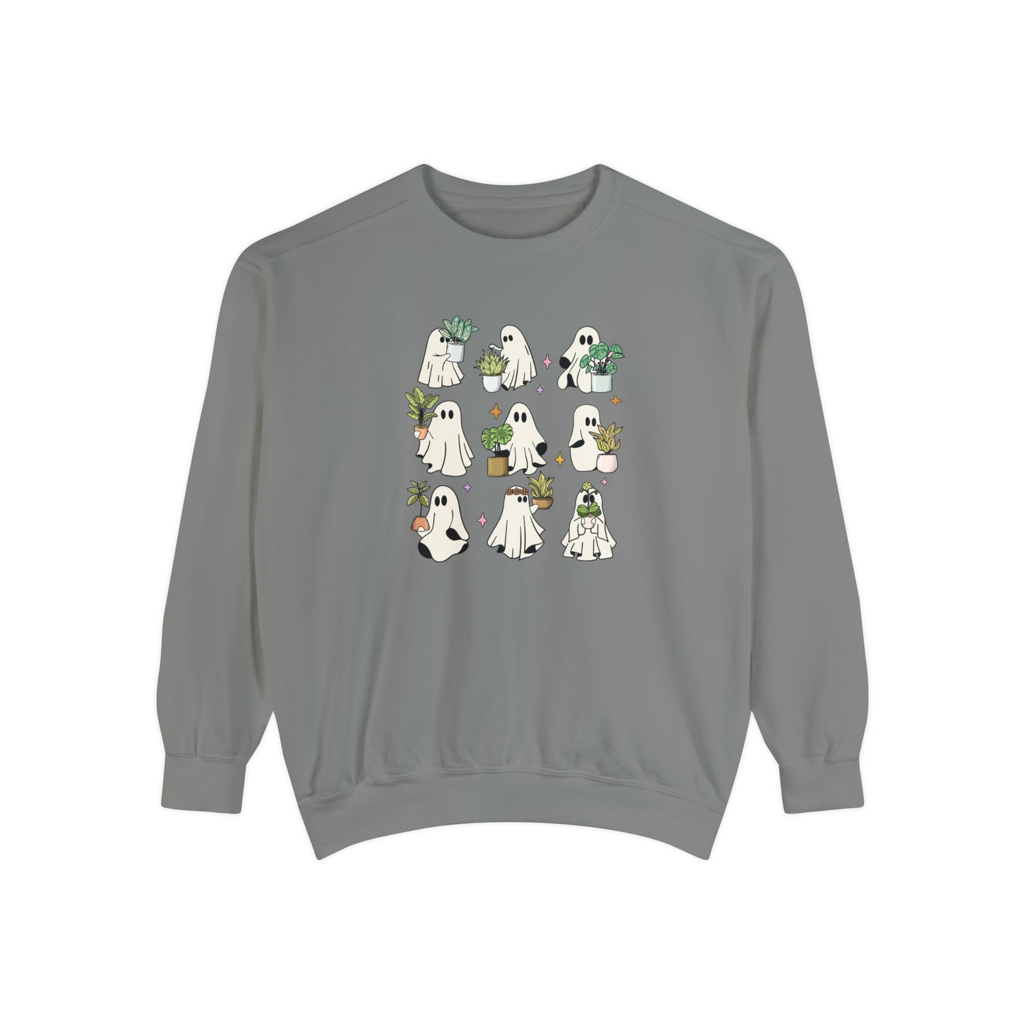 Potted plants and ghosts unisex Sweatshirt for plant lady, plant daddy or plant lover