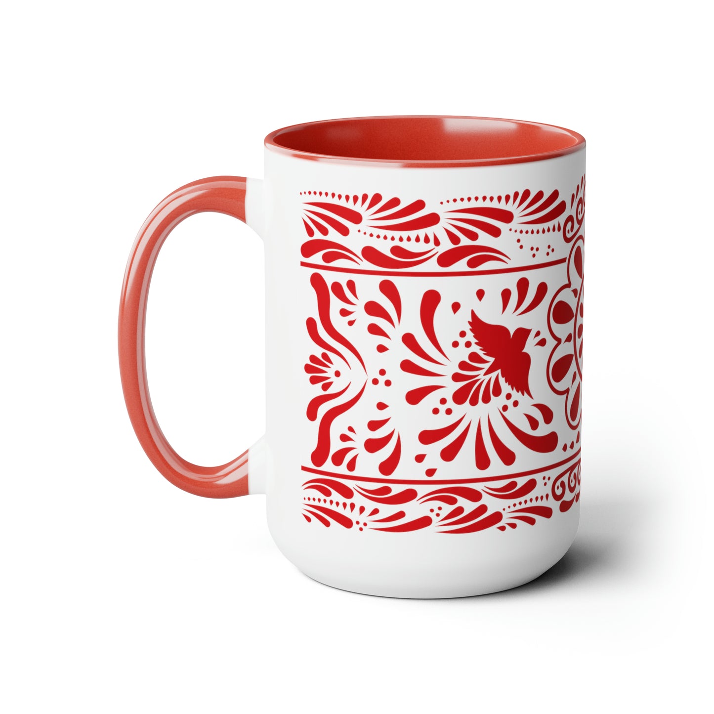 Mexican Talavera Coffee Mugs, 15oz for Mexican kitchen, Mexican home decor or Mexican decoration. Mothers Day for Mexican mom
