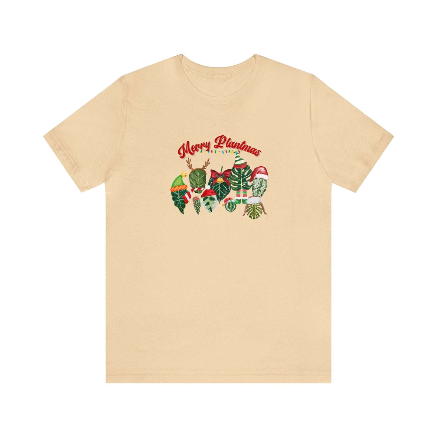 Ugly Christmas Sweater for plant lady or plant daddy. Merry Plantmas tshirt for plant lover and Christmas season. Funny plant tshirt