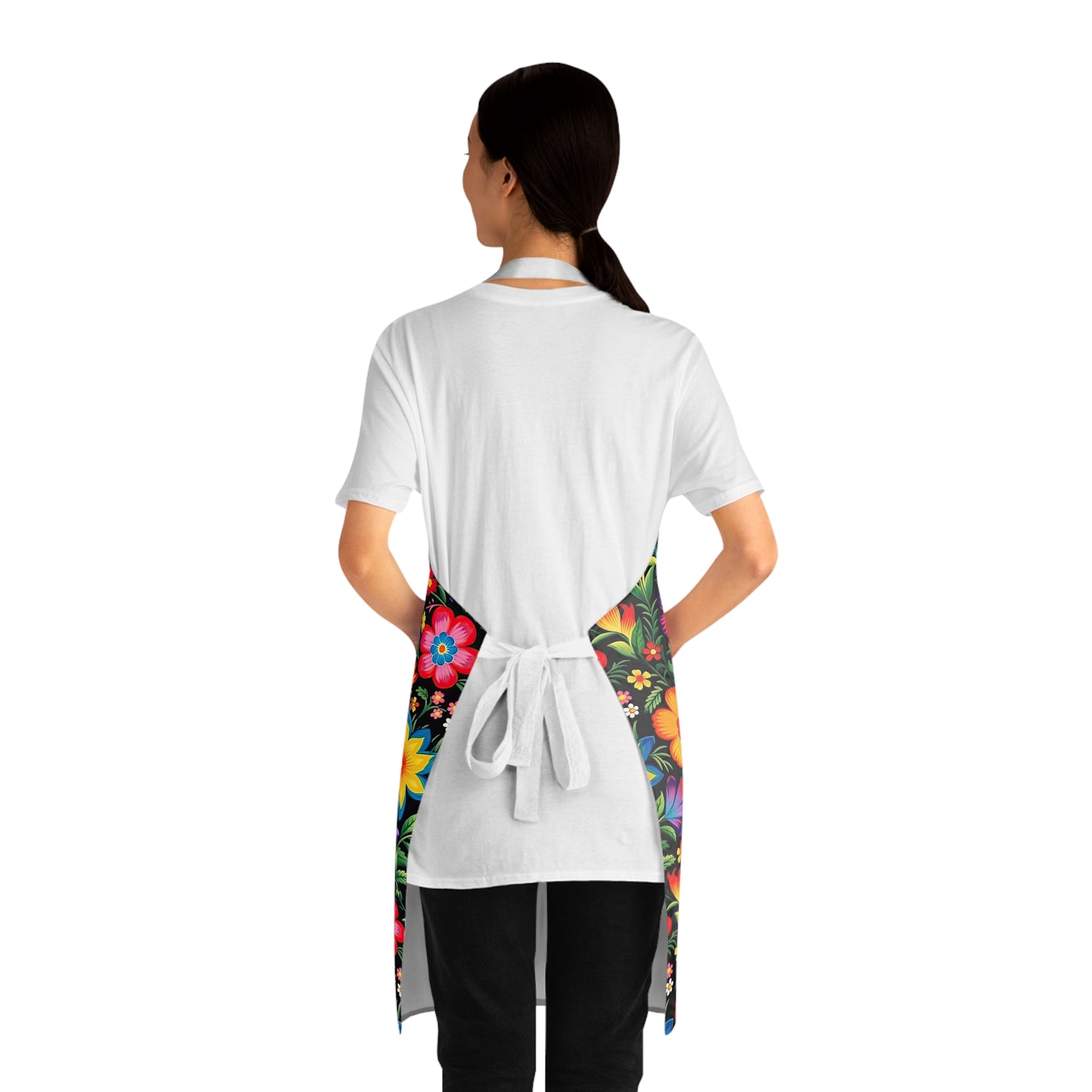 Nadie me ayuda en esta casa mandil for Mexican mom. Funny Mother’s Day gift for latin mom. Mexican Apron. Latin apron with colorful flowers.