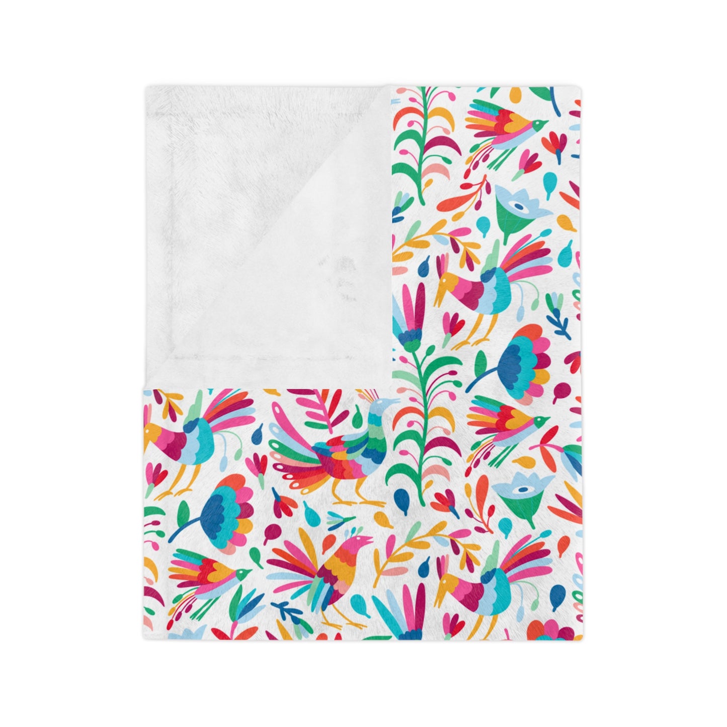 Otomi print Blanket for Mexican home decor. Birthday gift for Mexican mom, Mexican friend or tia.