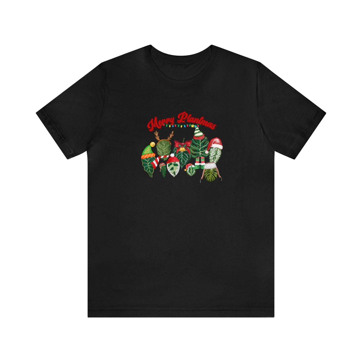 Ugly Christmas Sweater for plant lady or plant daddy. Merry Plantmas tshirt for plant lover and Christmas season. Funny plant tshirt