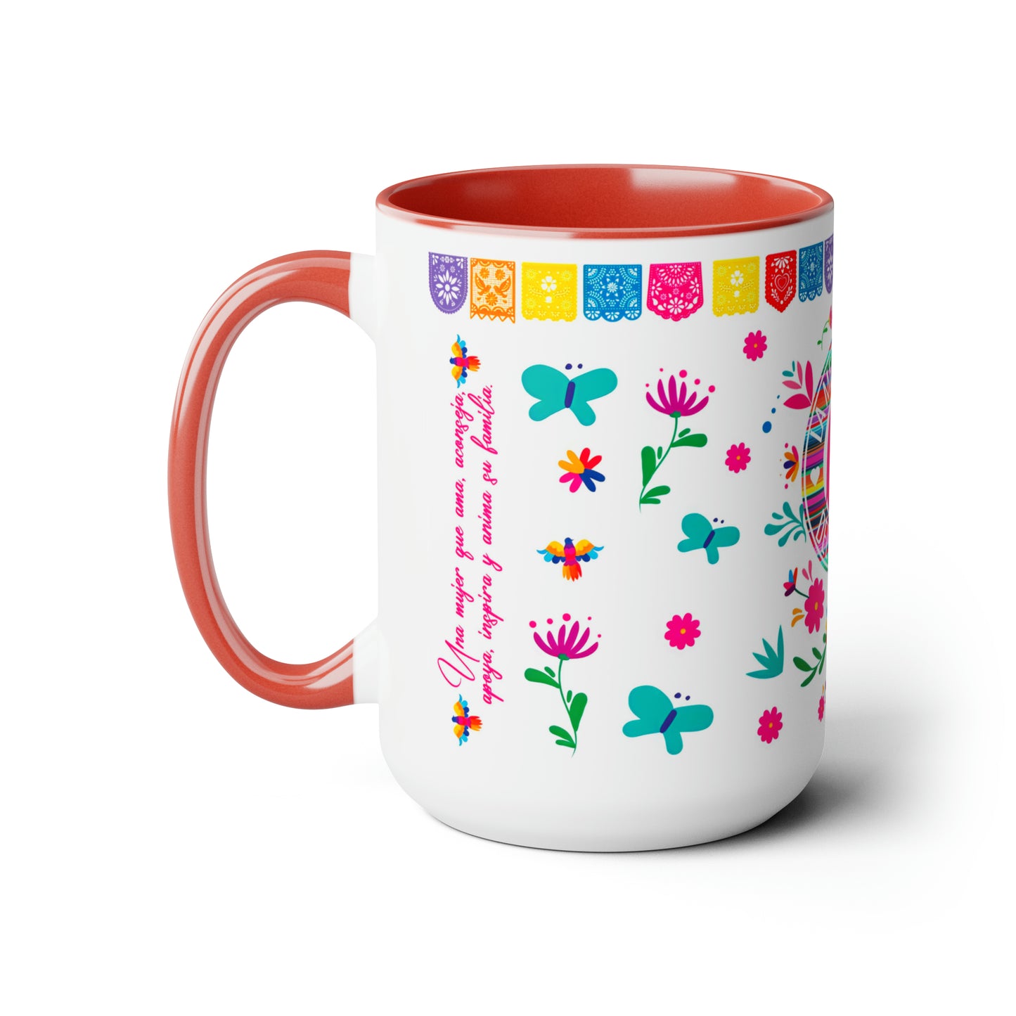 La mejor mamá del mundo Coffee Mugs, 15oz for Mexican mom or Mother’s Day. Día de las madres gift.