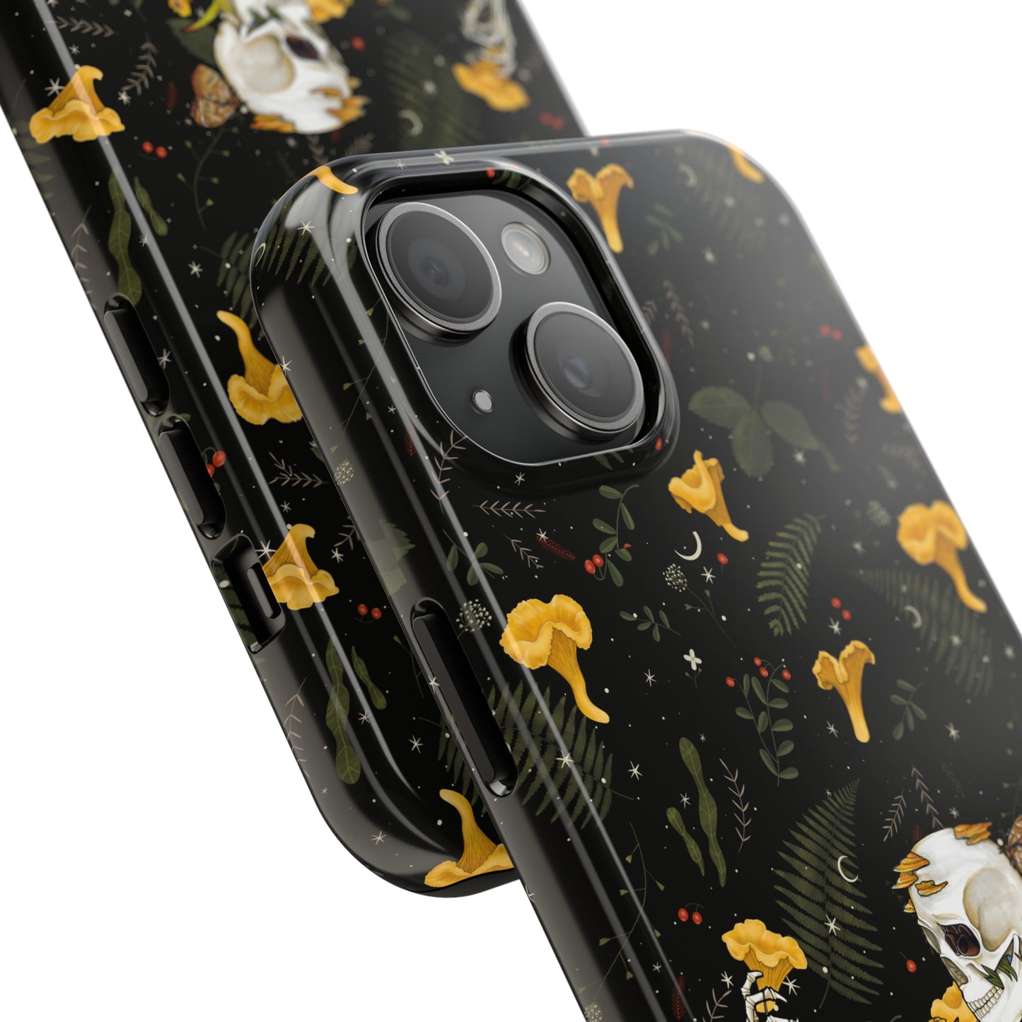 Mushrooms, skeleton and plants Tough Phone be Cases, Case-Matefor iPhone 15, iPhone 14, iPhone 13, iPhone 12 and iPhone 11