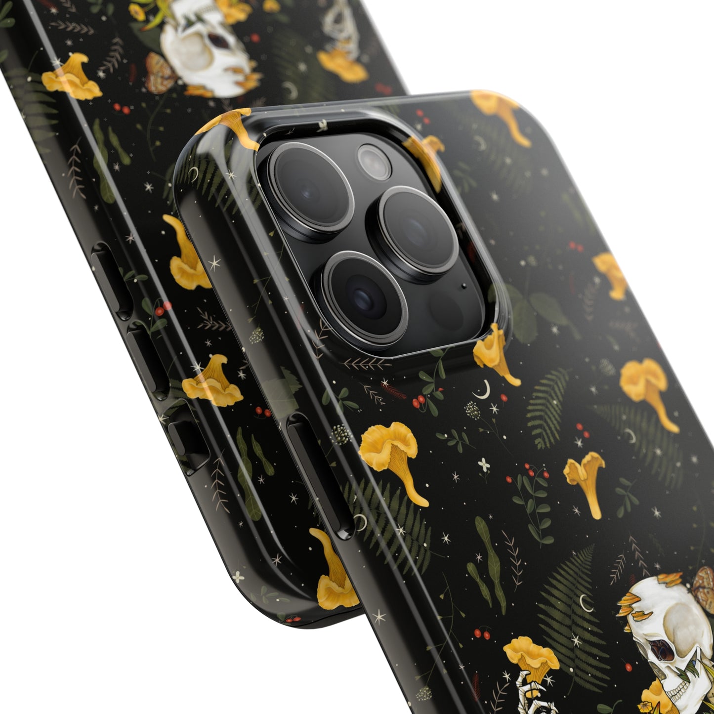 Mushrooms, skeleton and plants Tough Phone be Cases, Case-Matefor iPhone 15, iPhone 14, iPhone 13, iPhone 12 and iPhone 11