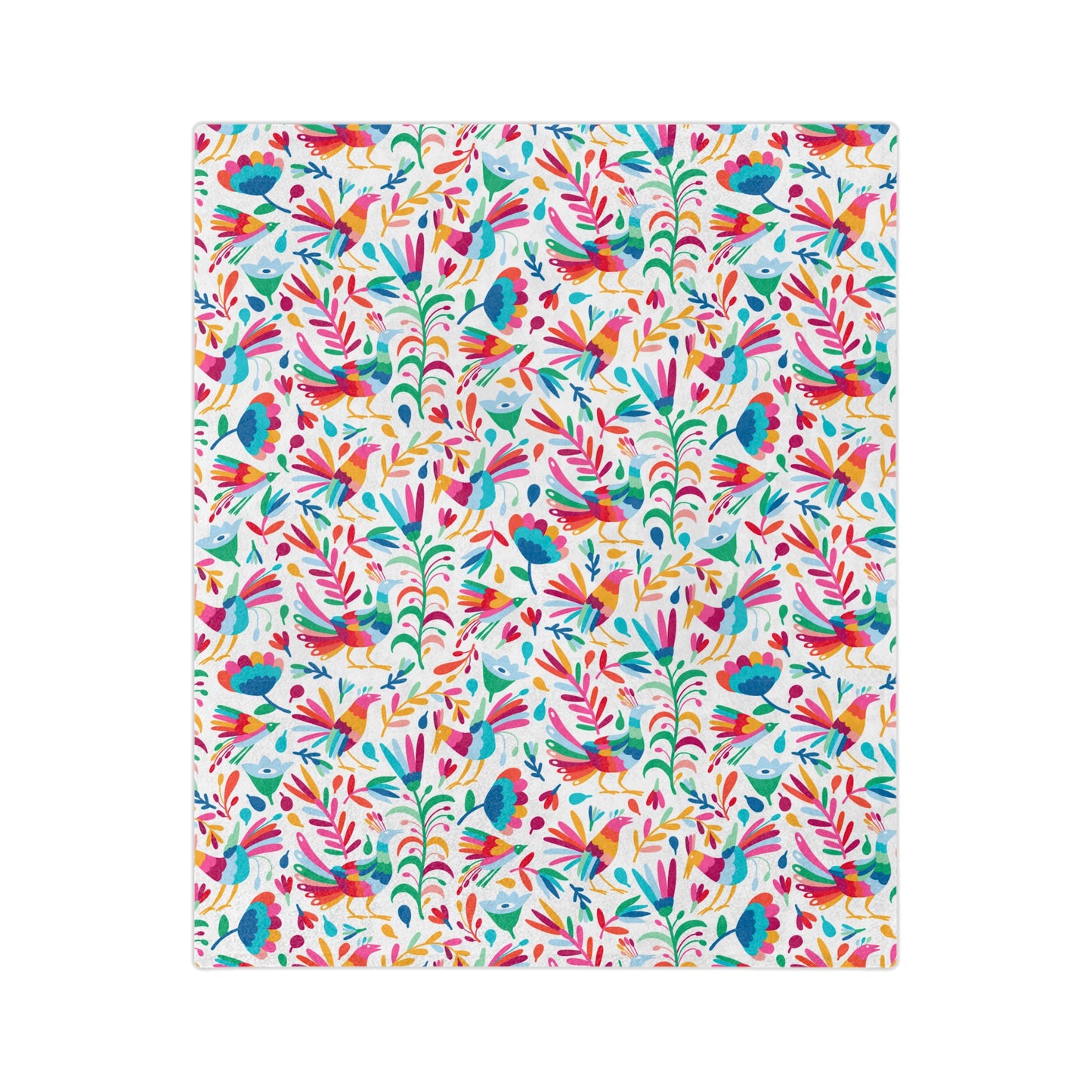 Otomi print Blanket for Mexican home decor. Birthday gift for Mexican mom, Mexican friend or tia.