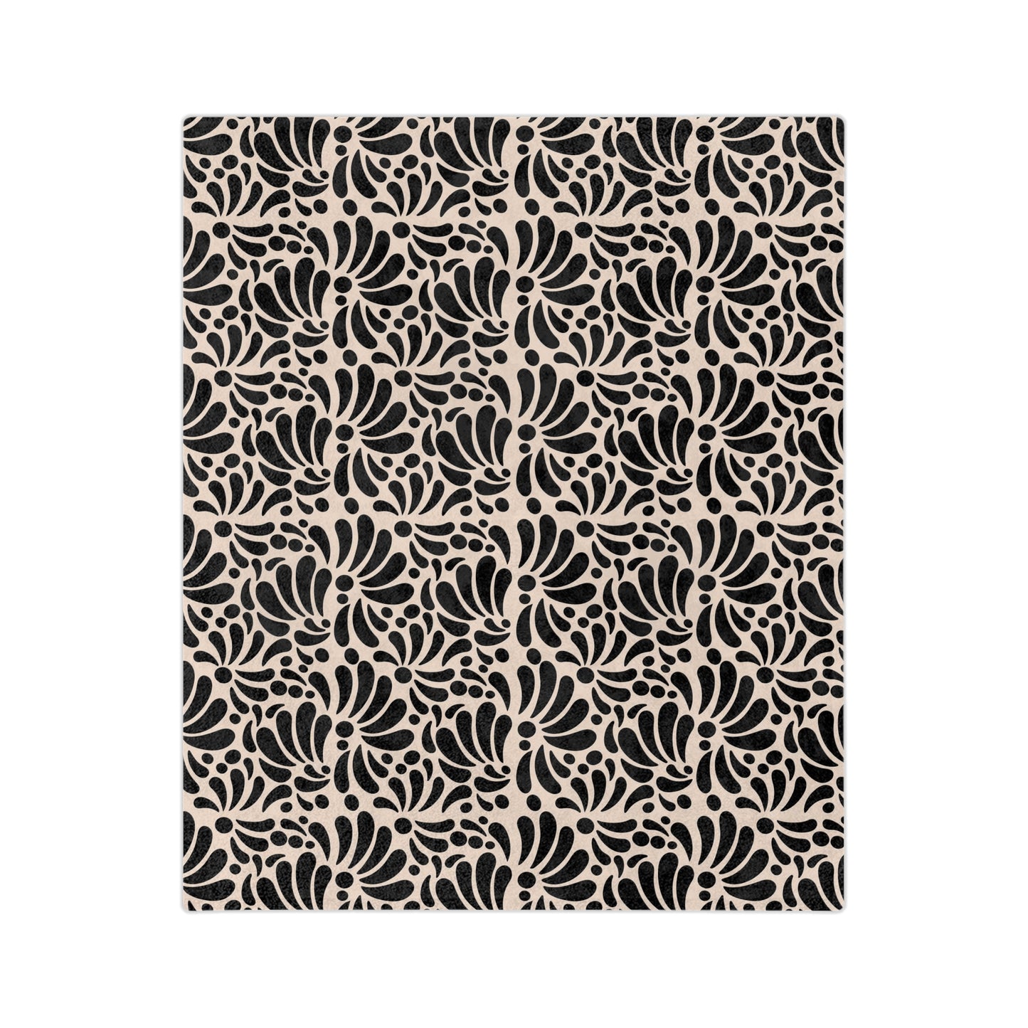 Modern Mexican printed Blanket for him or her. Mexican modern home decor. Talavera throw blanket for Mexican home decor.
