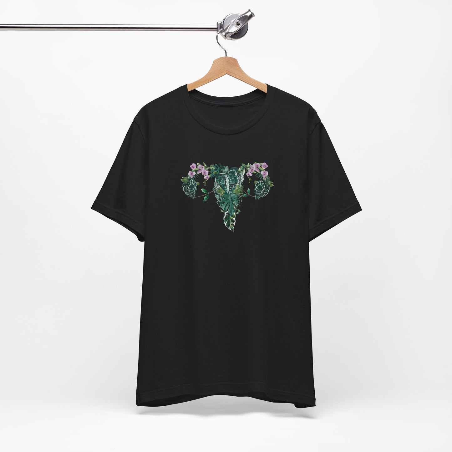 Uterus with plants tshirt. My body,, my rules my choice shirt. Proud Feminist shirt