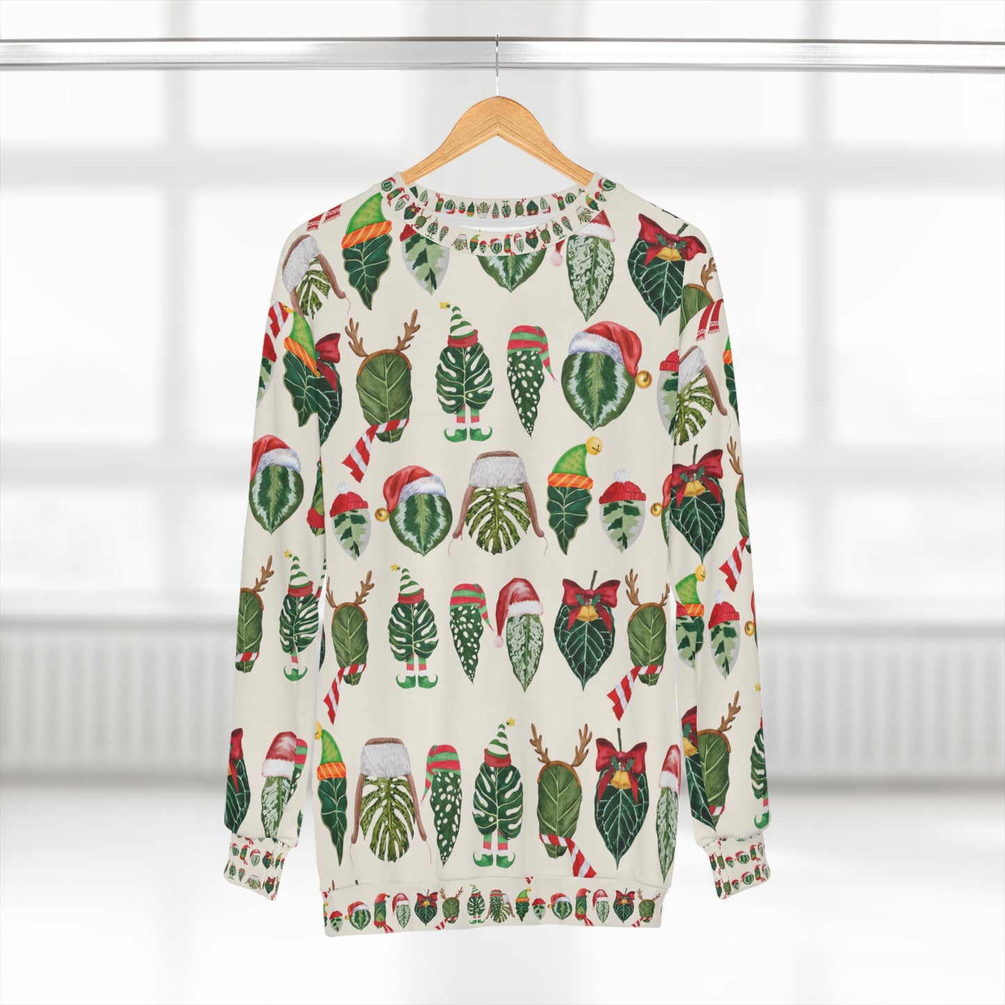 Christmas plant Unisex Sweatshirt for plant daddy, plant mama or plant lady