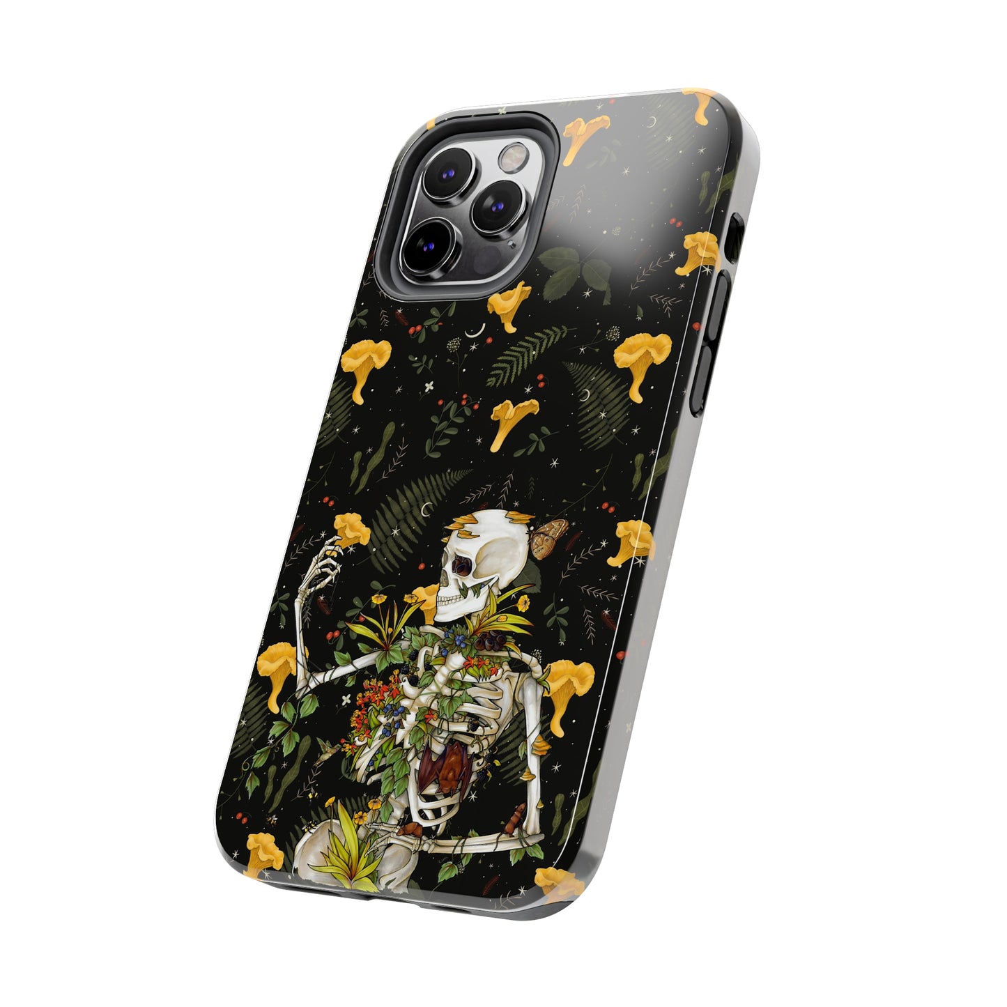 Mushrooms, skeleton and plants Tough Phone be Cases, Case-Matefor iPhone 15, iPhone 14, iPhone 13, iPhone 12 and iPhone 11