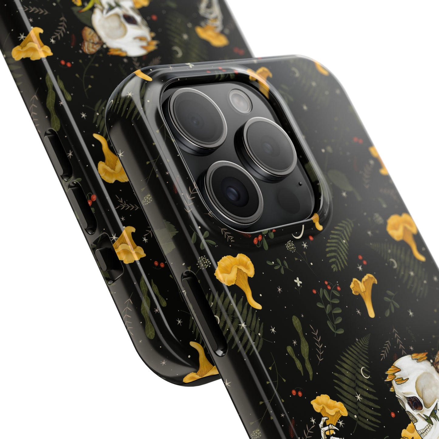 Mushrooms, skeleton and plants Tough Phone be Cases, Case-Matefor iPhone 15, iPhone 14, iPhone 13, iPhone 12 and iPhone 11