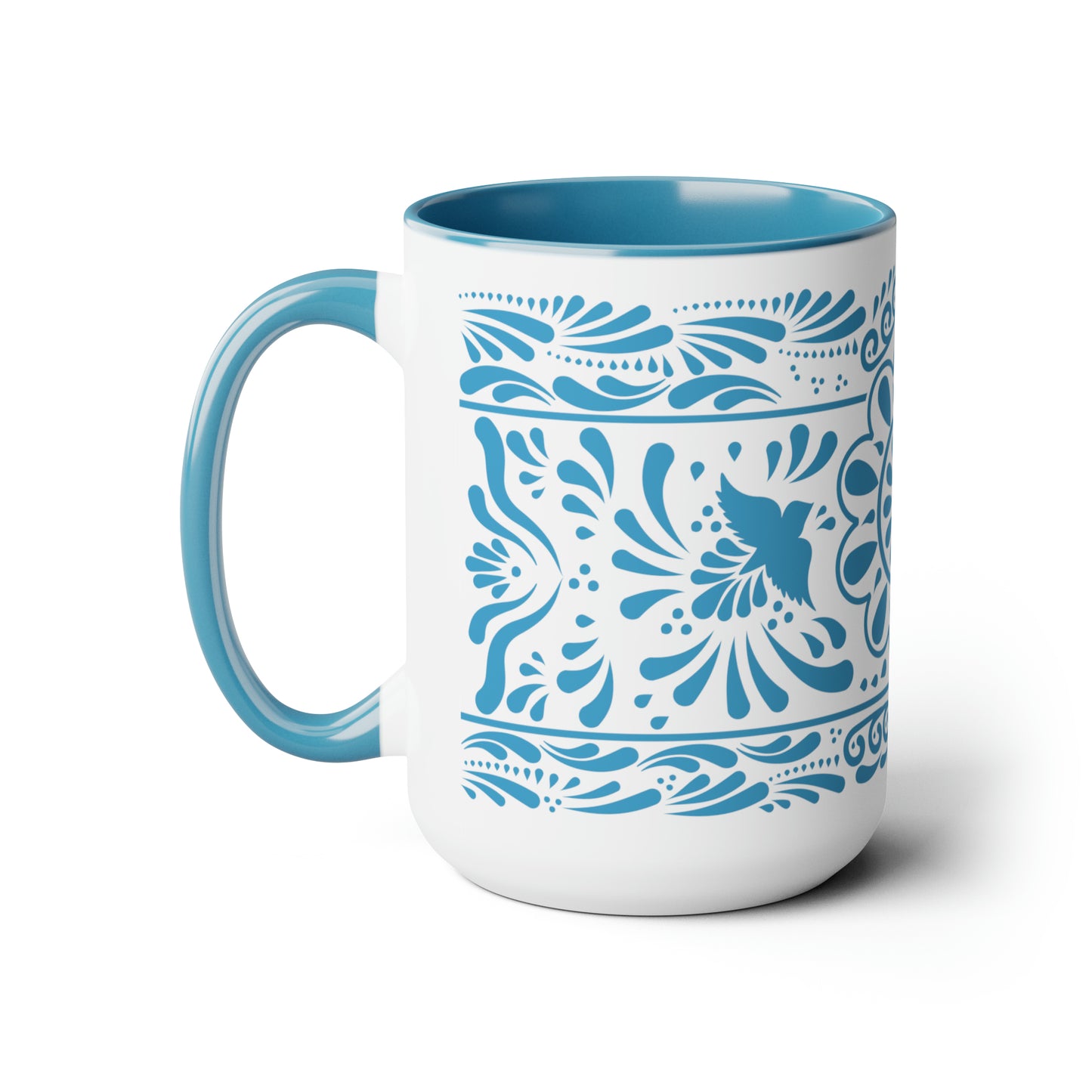 Mexican Talavera Coffee Mugs, 15oz for Mexican kitchen, Mexican home decor or Mexican decoration. Mothers Day for Mexican mom