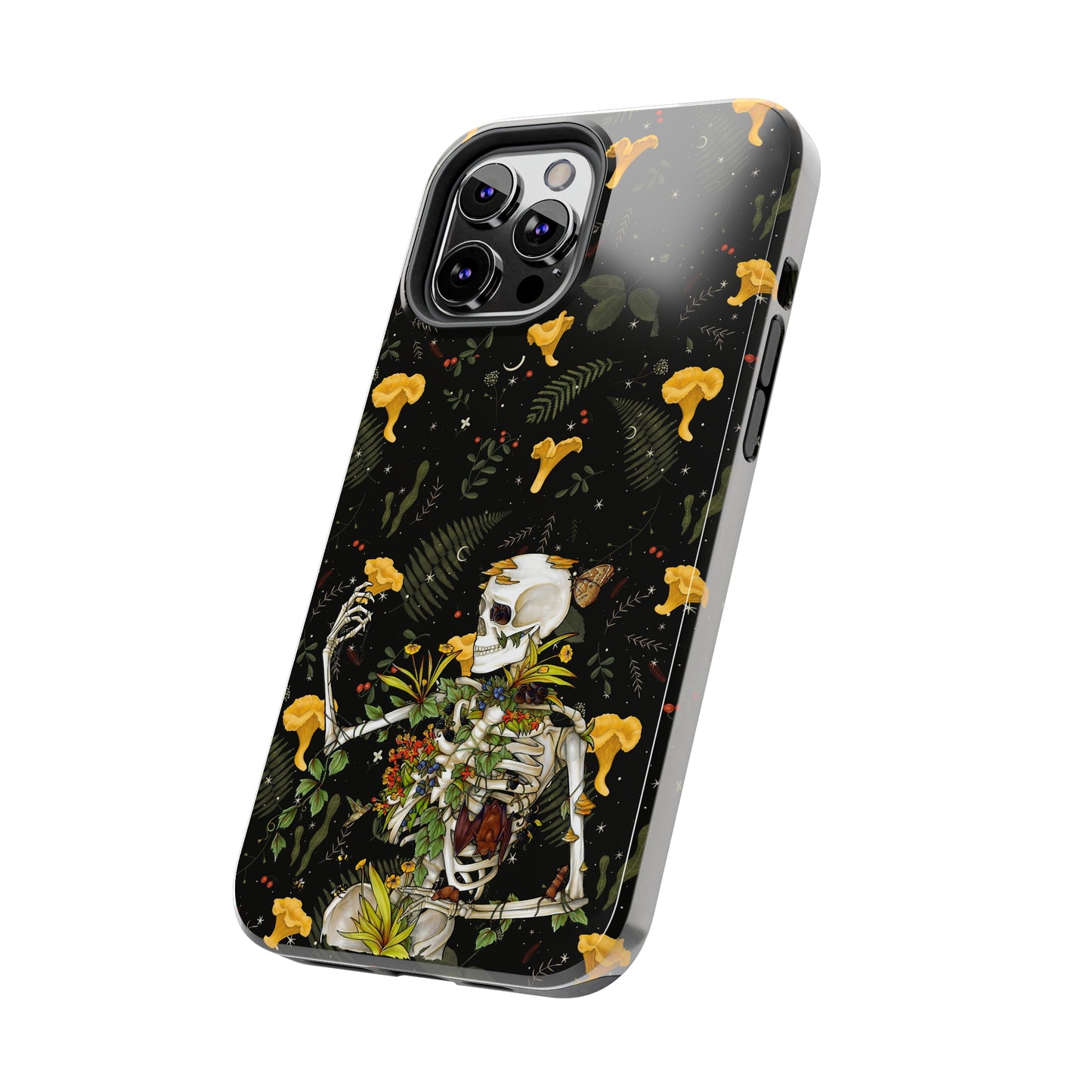 Mushrooms, skeleton and plants Tough Phone be Cases, Case-Matefor iPhone 15, iPhone 14, iPhone 13, iPhone 12 and iPhone 11