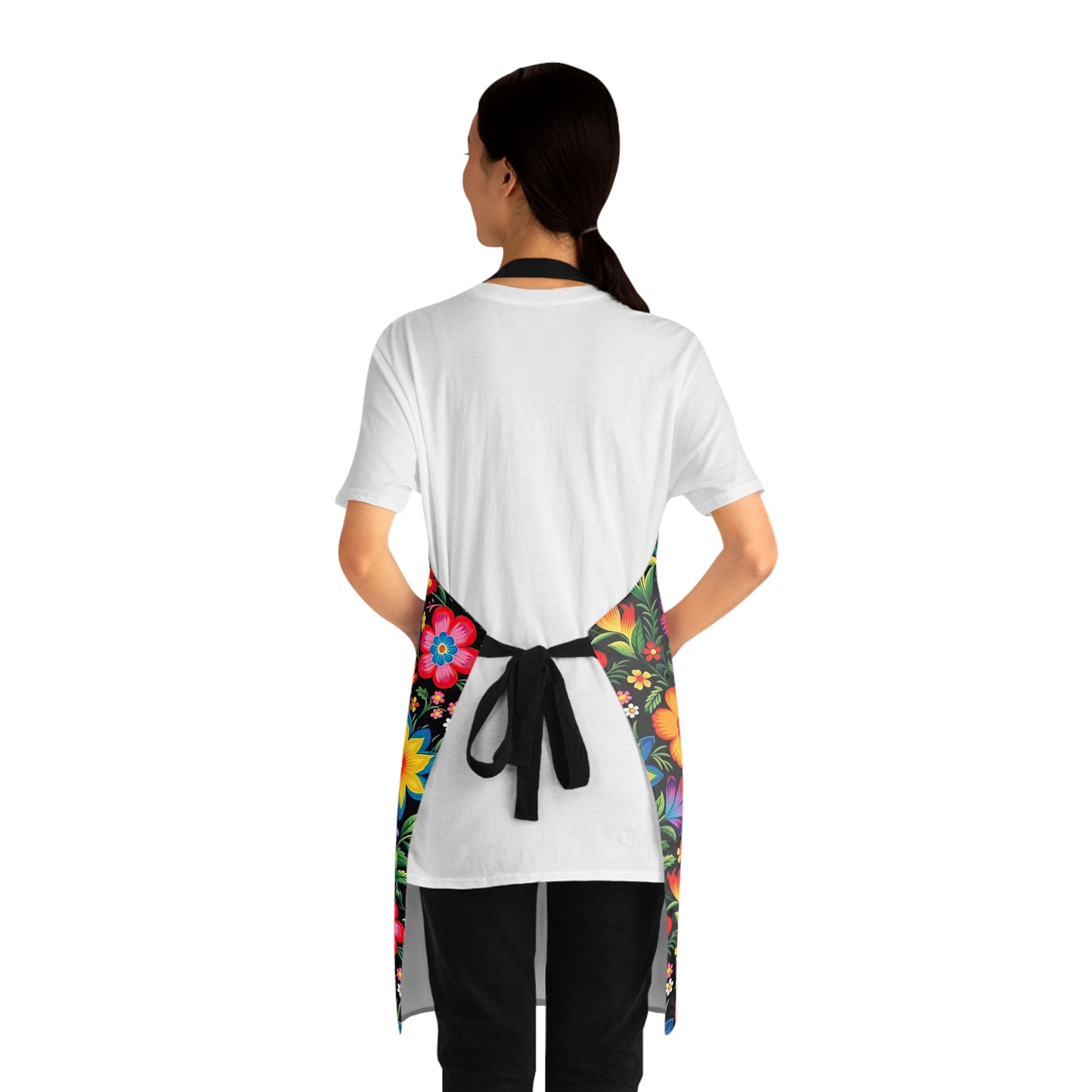 Nadie me ayuda en esta casa mandil for Mexican mom. Funny Mother’s Day gift for latin mom. Mexican Apron. Latin apron with colorful flowers.