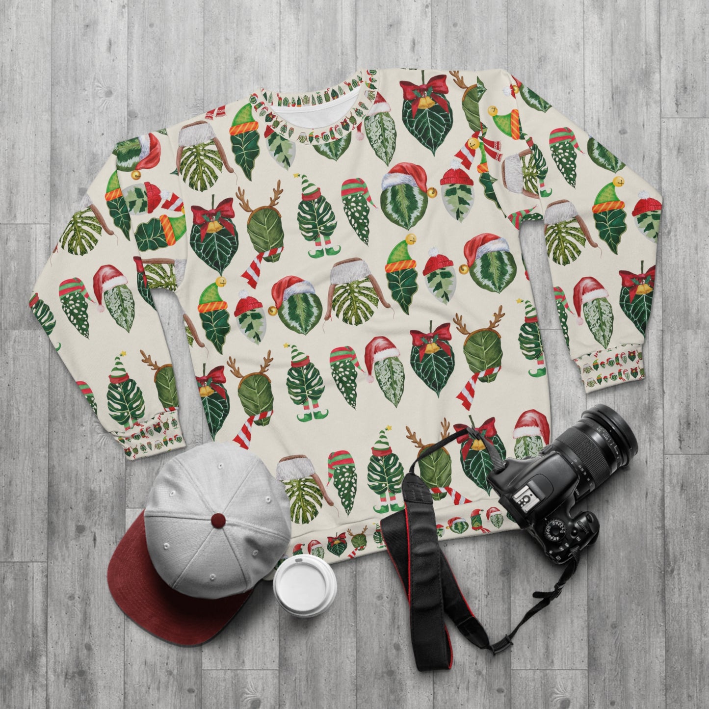 Christmas plant Unisex Sweatshirt for plant daddy, plant mama or plant lady