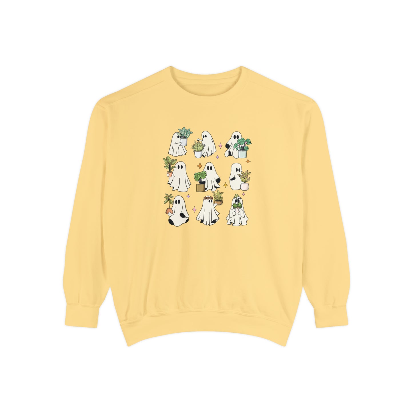 Potted plants and ghosts unisex Sweatshirt for plant lady, plant daddy or plant lover