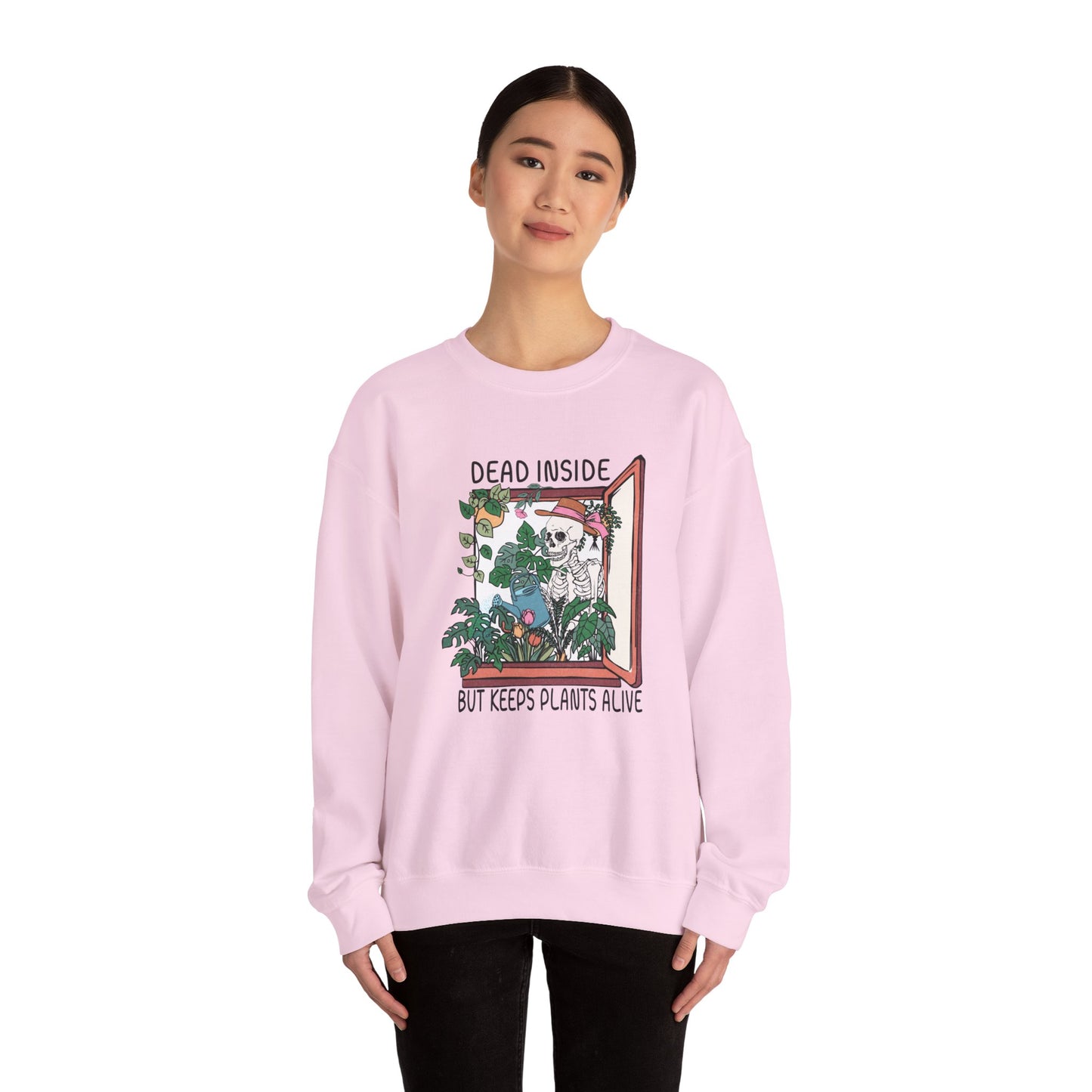 Funny plant Sweatshirt. Plant skeleton sweatshirt for gardener, plant lady or plant lover