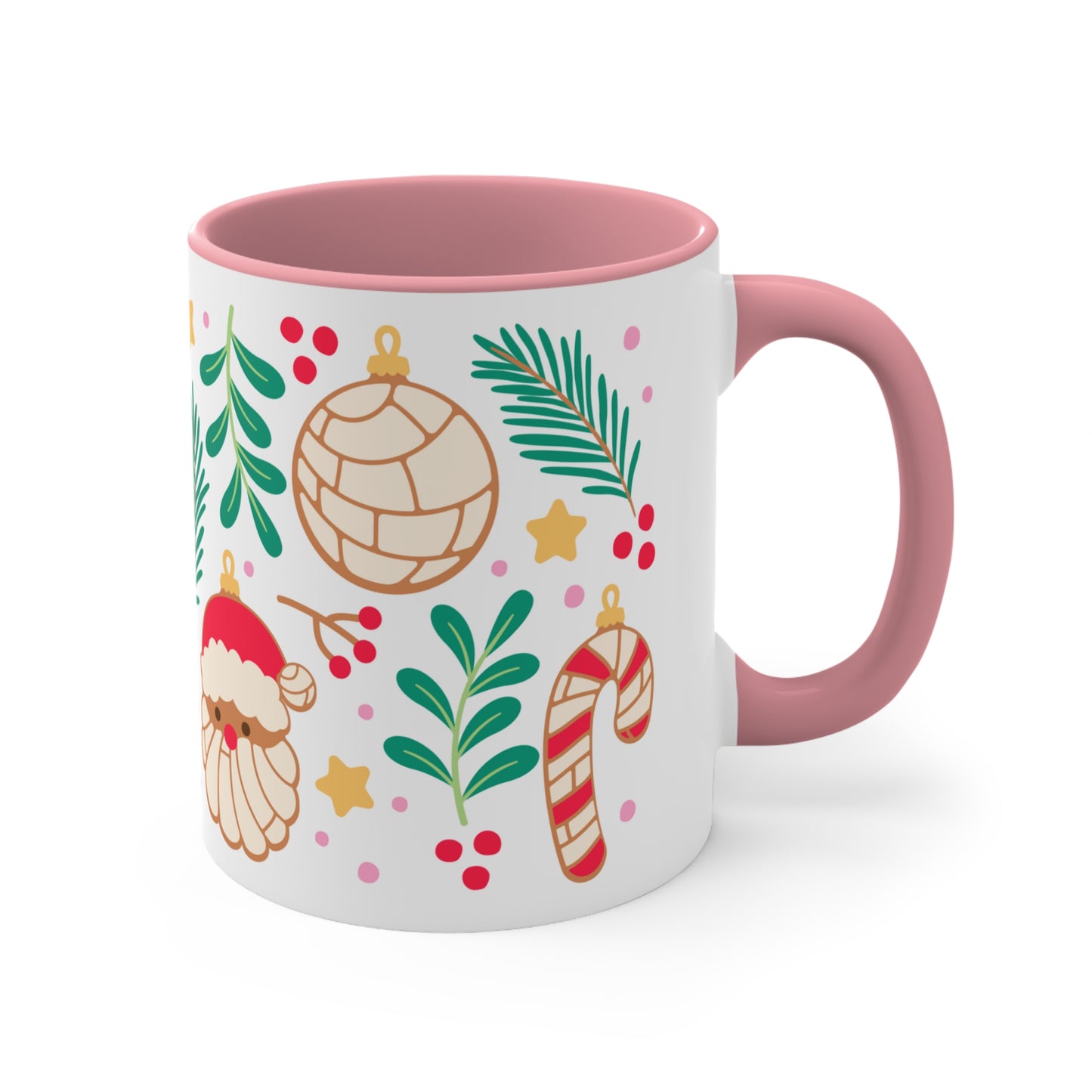 Navidad pan dulce Coffee Mug, 11oz for Mexican friends or Mexican mom. Concha mug. Regalo de navidad para mexicanos y latinos.