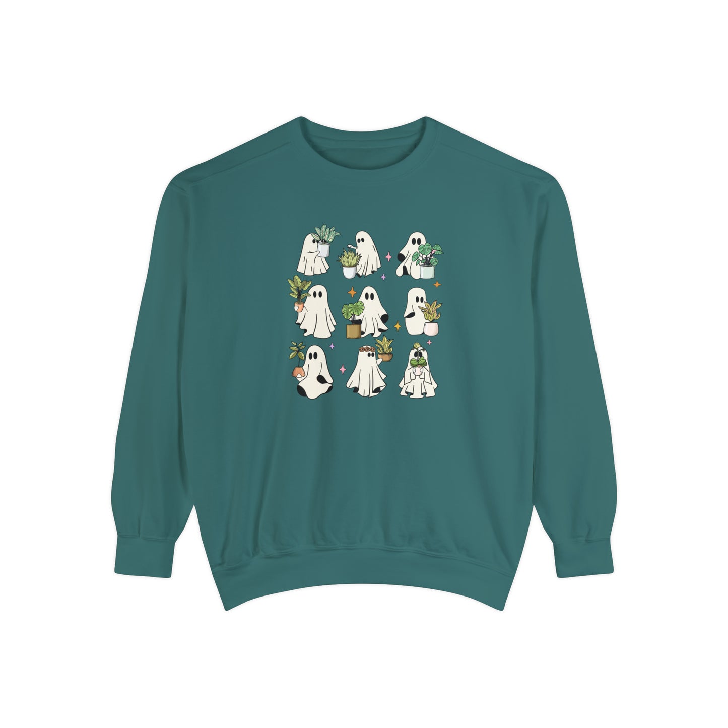 Potted plants and ghosts unisex Sweatshirt for plant lady, plant daddy or plant lover