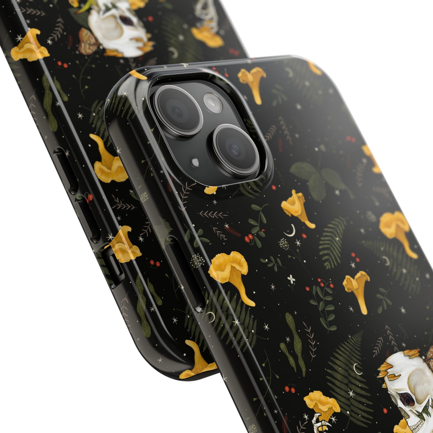 Mushrooms, skeleton and plants Tough Phone be Cases, Case-Matefor iPhone 15, iPhone 14, iPhone 13, iPhone 12 and iPhone 11