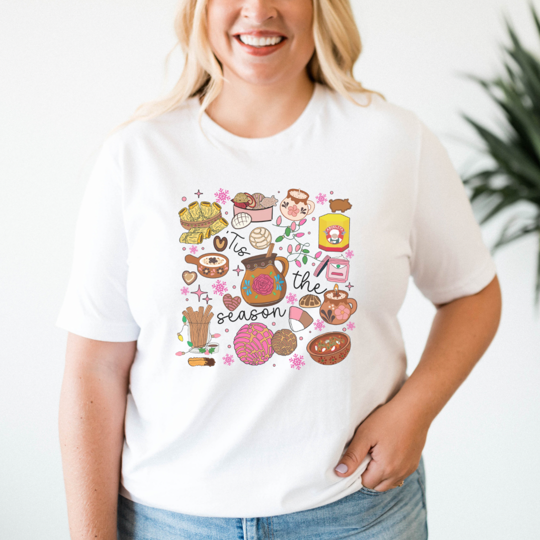 Mexican Christmas tshirt. This is the season Mexican style. Feliz navidad shirt.