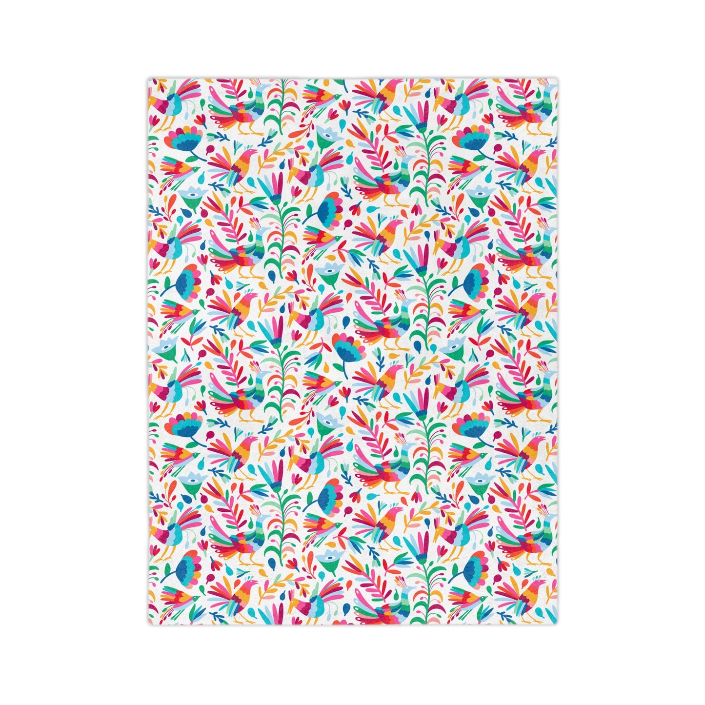 Otomi print Blanket for Mexican home decor. Birthday gift for Mexican mom, Mexican friend or tia.