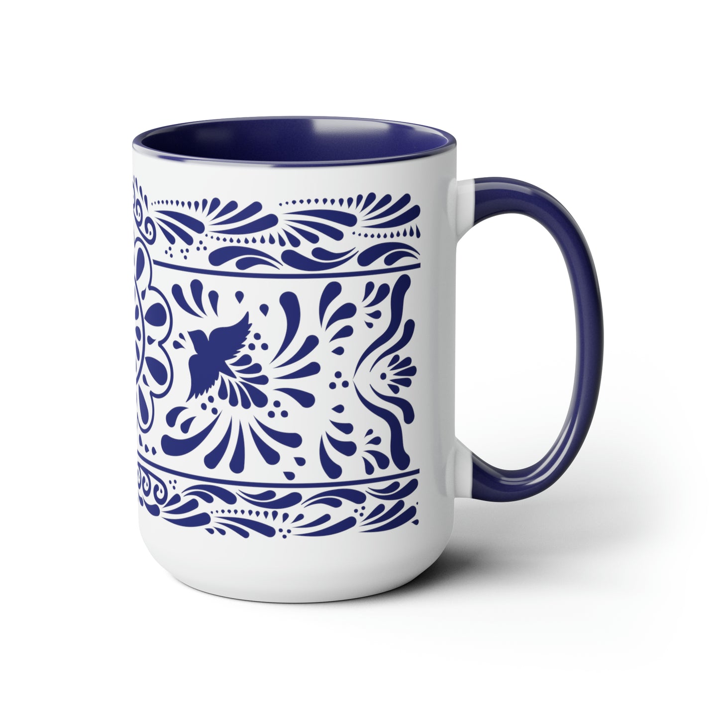 Mexican Talavera Coffee Mugs, 15oz for Mexican kitchen, Mexican home decor or Mexican decoration. Mothers Day for Mexican mom