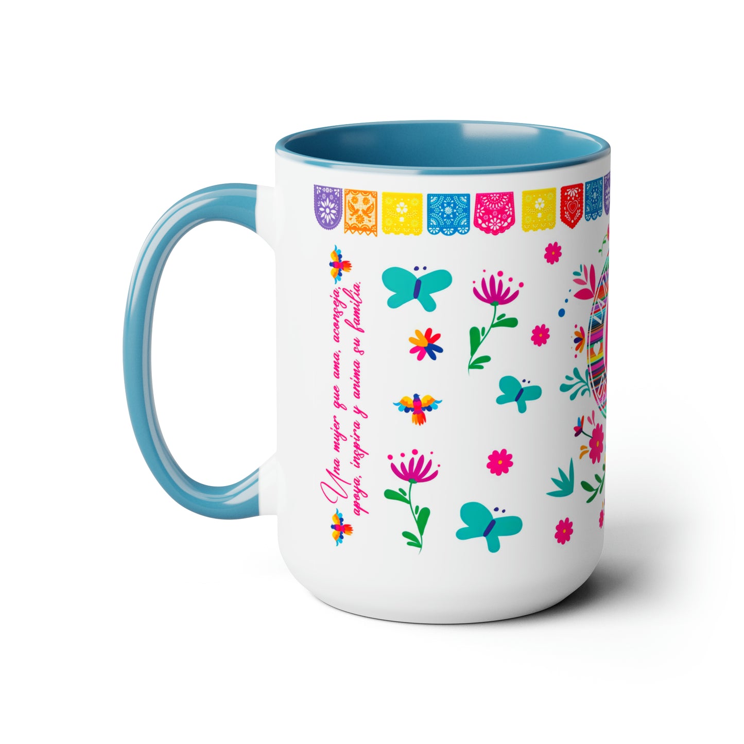 La mejor mamá del mundo Coffee Mugs, 15oz for Mexican mom or Mother’s Day. Día de las madres gift.