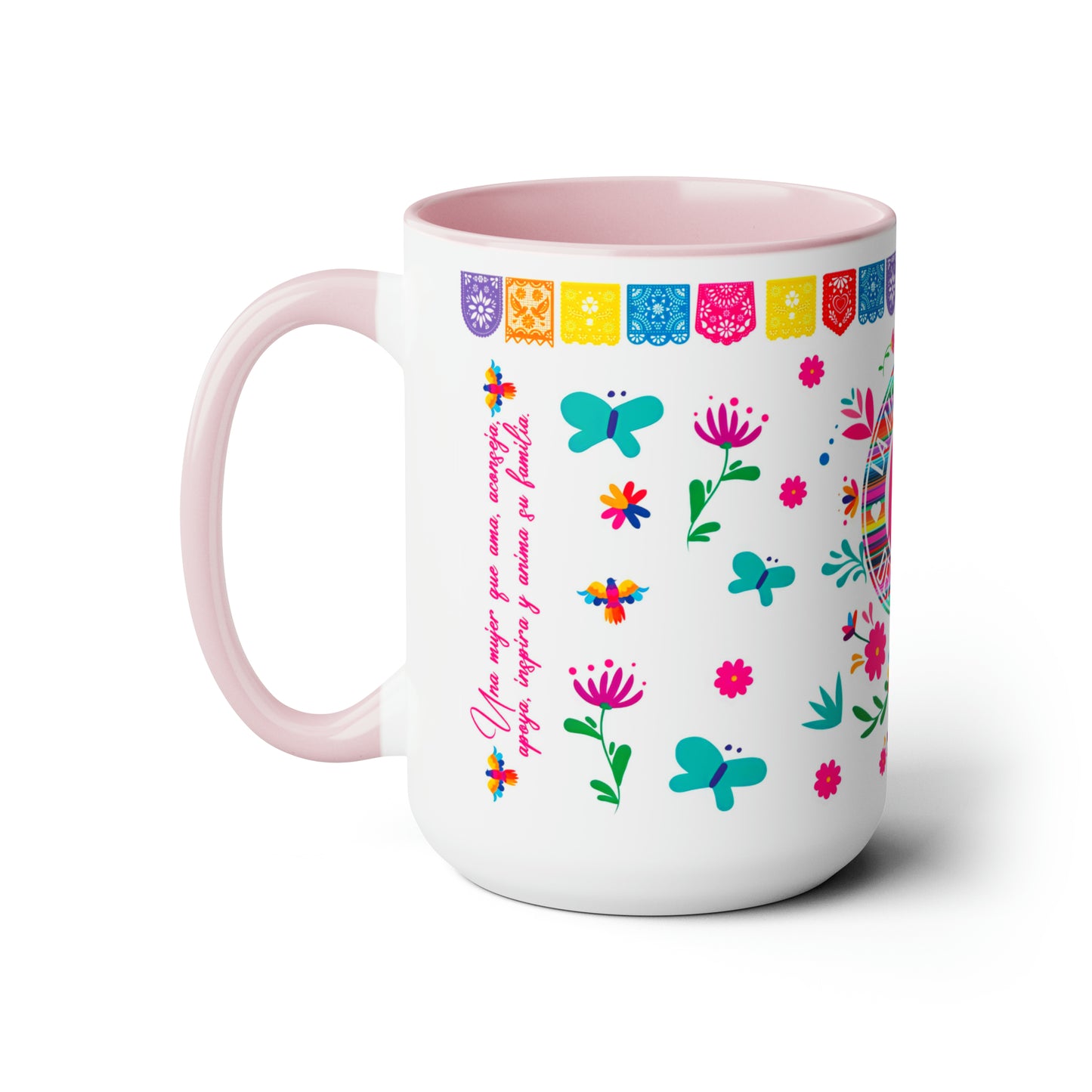 La mejor mamá del mundo Coffee Mugs, 15oz for Mexican mom or Mother’s Day. Día de las madres gift.