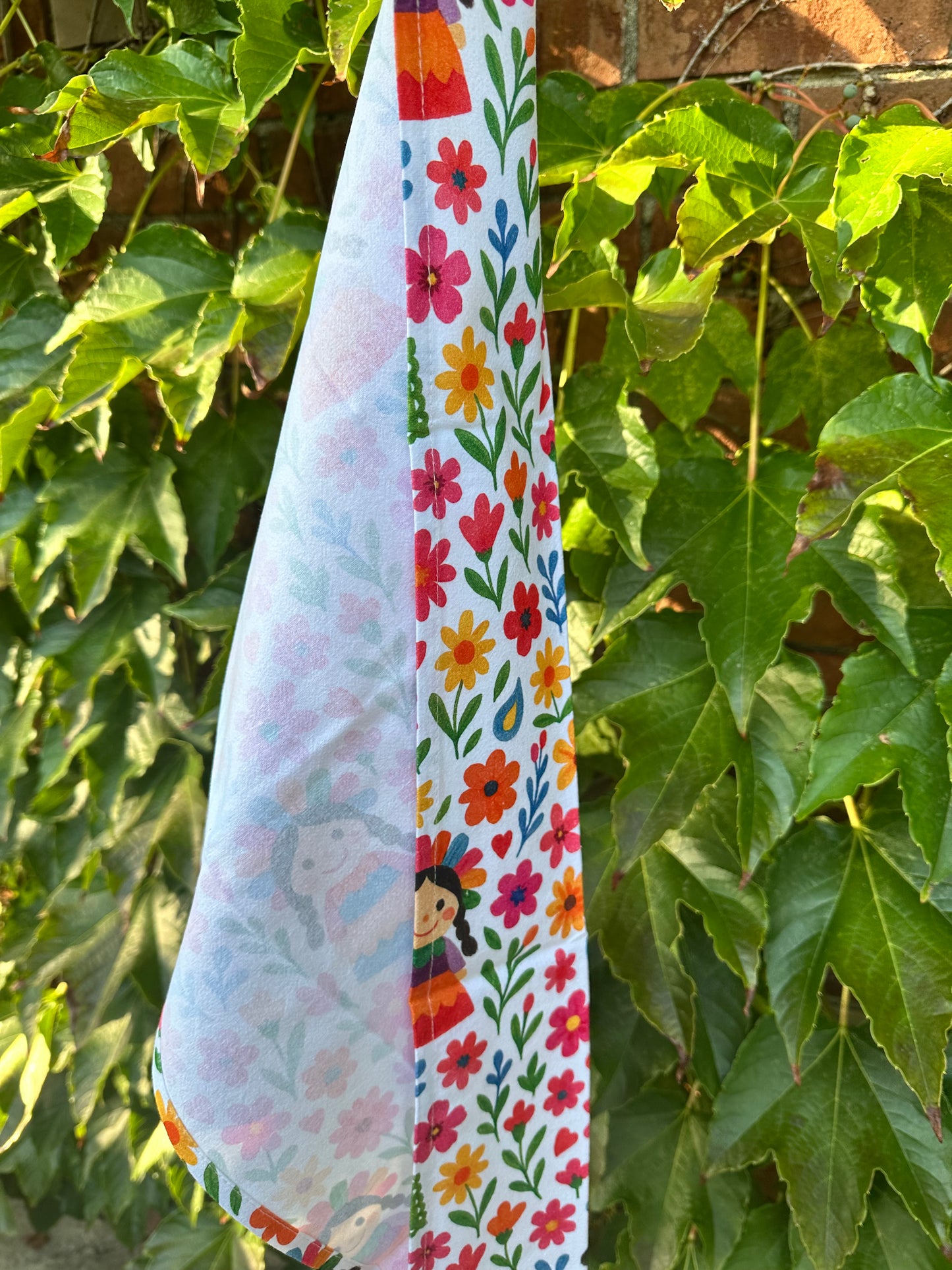 Muñeca lele kitchen towels. Set of 2 Mexican towels for Mexican kitchen decor