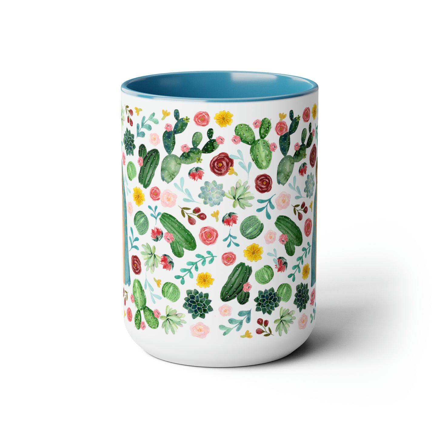 Virgen de Guadalupe Coffee Mugs, 15oz for mother, friends. Catholic gift for her. Virgencita cup.