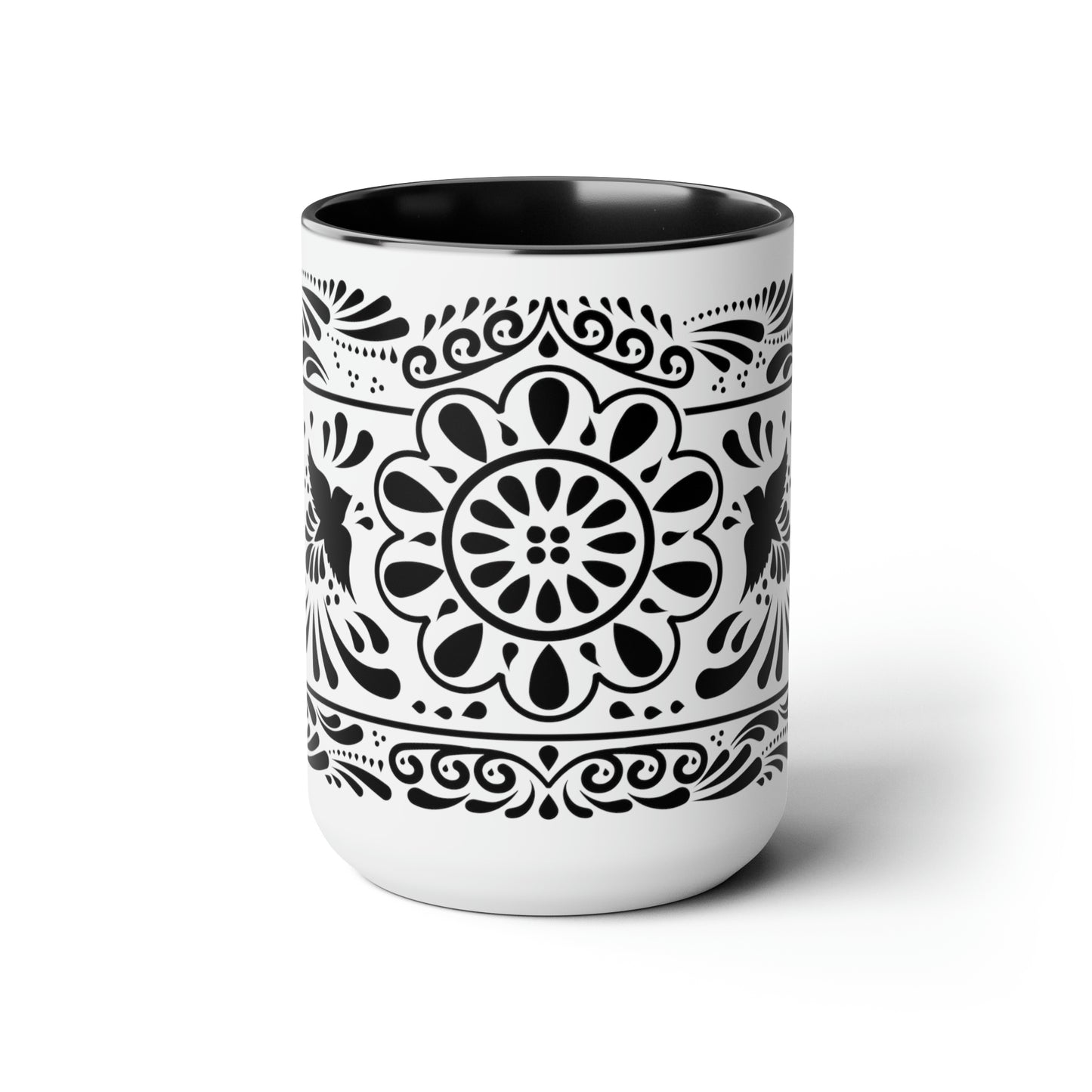 Mexican Talavera Coffee Mugs, 15oz for Mexican kitchen, Mexican home decor or Mexican decoration. Mothers Day for Mexican mom