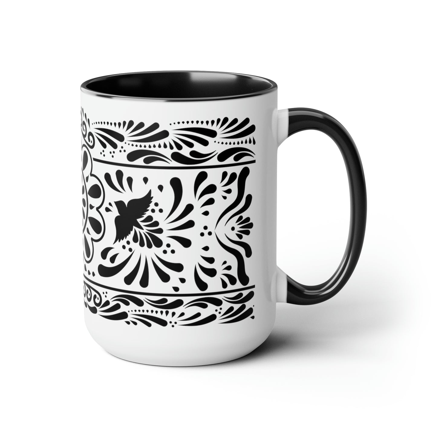 Mexican Talavera Coffee Mugs, 15oz for Mexican kitchen, Mexican home decor or Mexican decoration. Mothers Day for Mexican mom