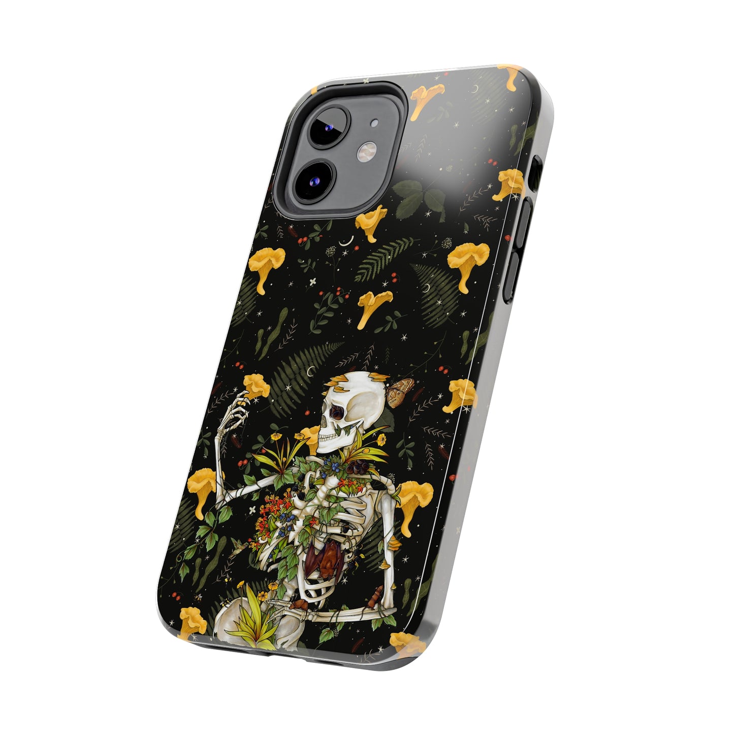 Mushrooms, skeleton and plants Tough Phone be Cases, Case-Matefor iPhone 15, iPhone 14, iPhone 13, iPhone 12 and iPhone 11