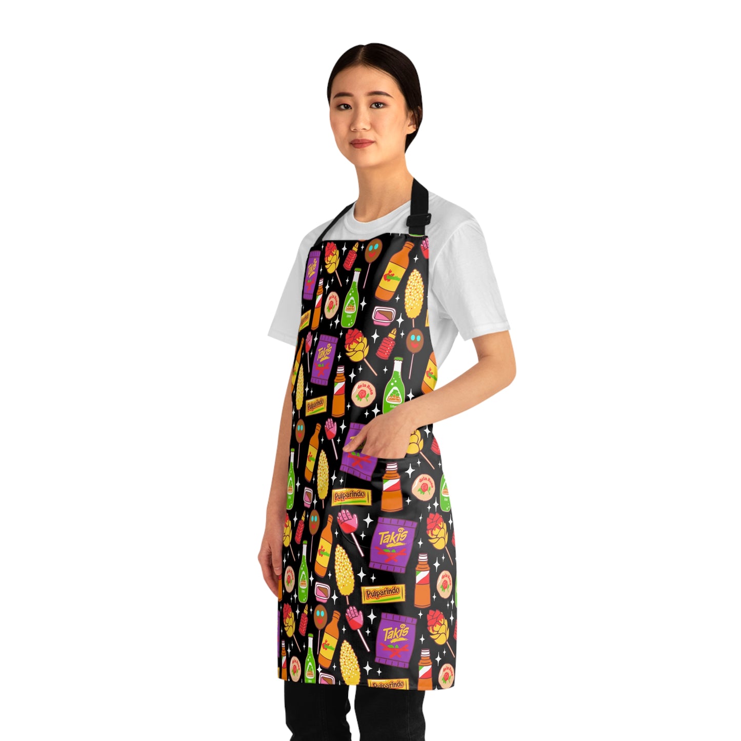 Mexican snacks Apron for Mexican friends or Mexican family. Mandiles mexicanos. Mexican gifts
