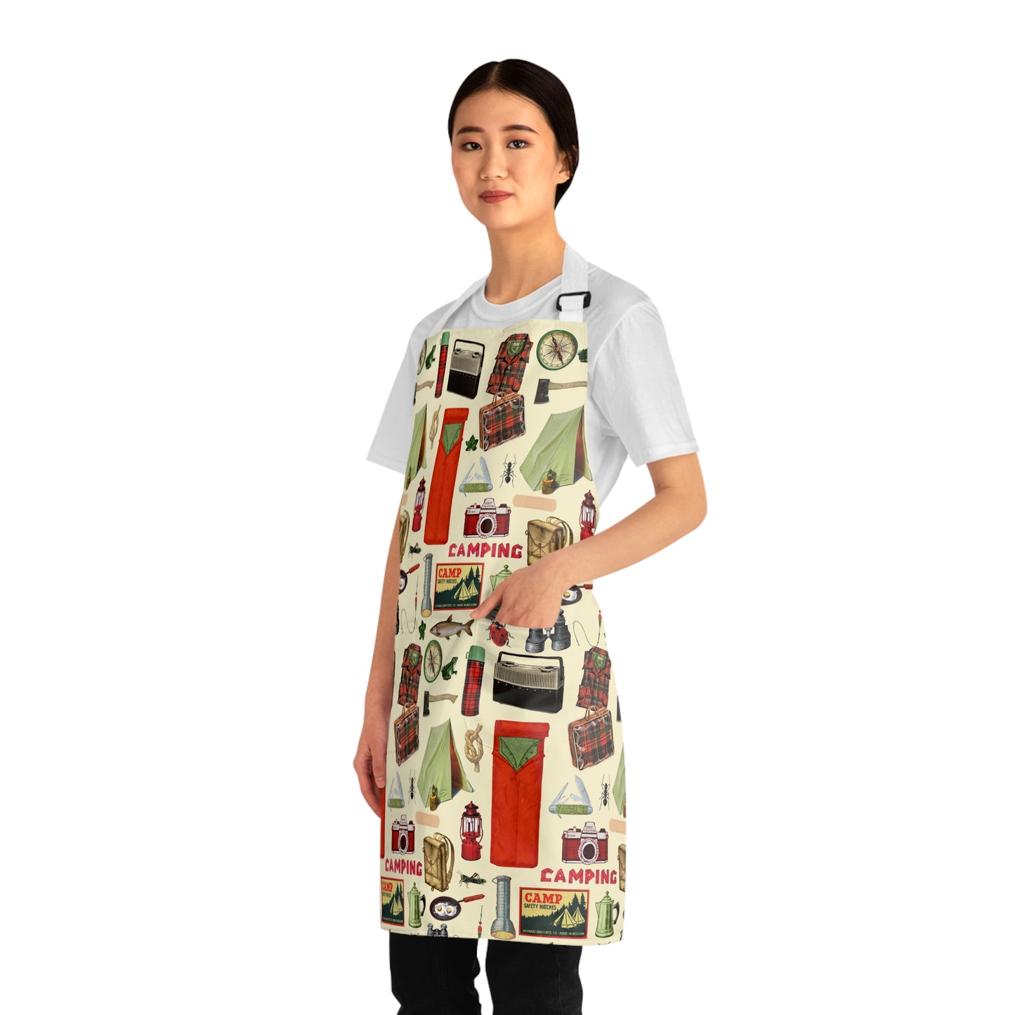 Camping Apron for dad, mom or friend. Camper gift. Camp lover gift ideas. Camping