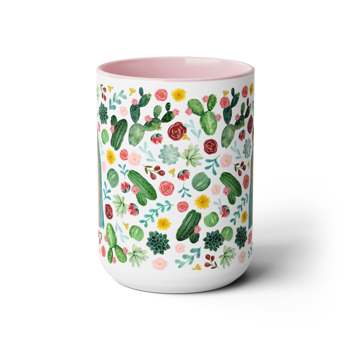 Virgen de Guadalupe Coffee Mugs, 15oz for mother, friends. Catholic gift for her. Virgencita cup.