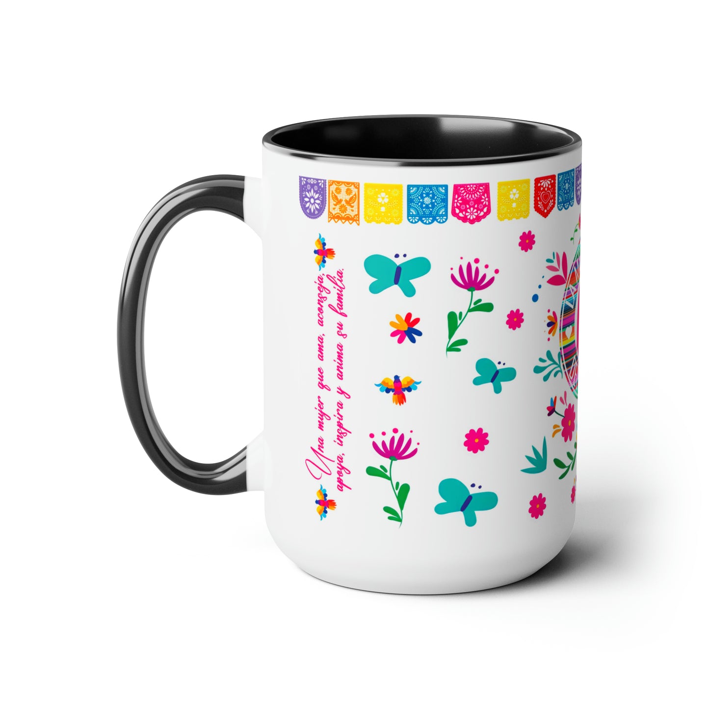 La mejor mamá del mundo Coffee Mugs, 15oz for Mexican mom or Mother’s Day. Día de las madres gift.