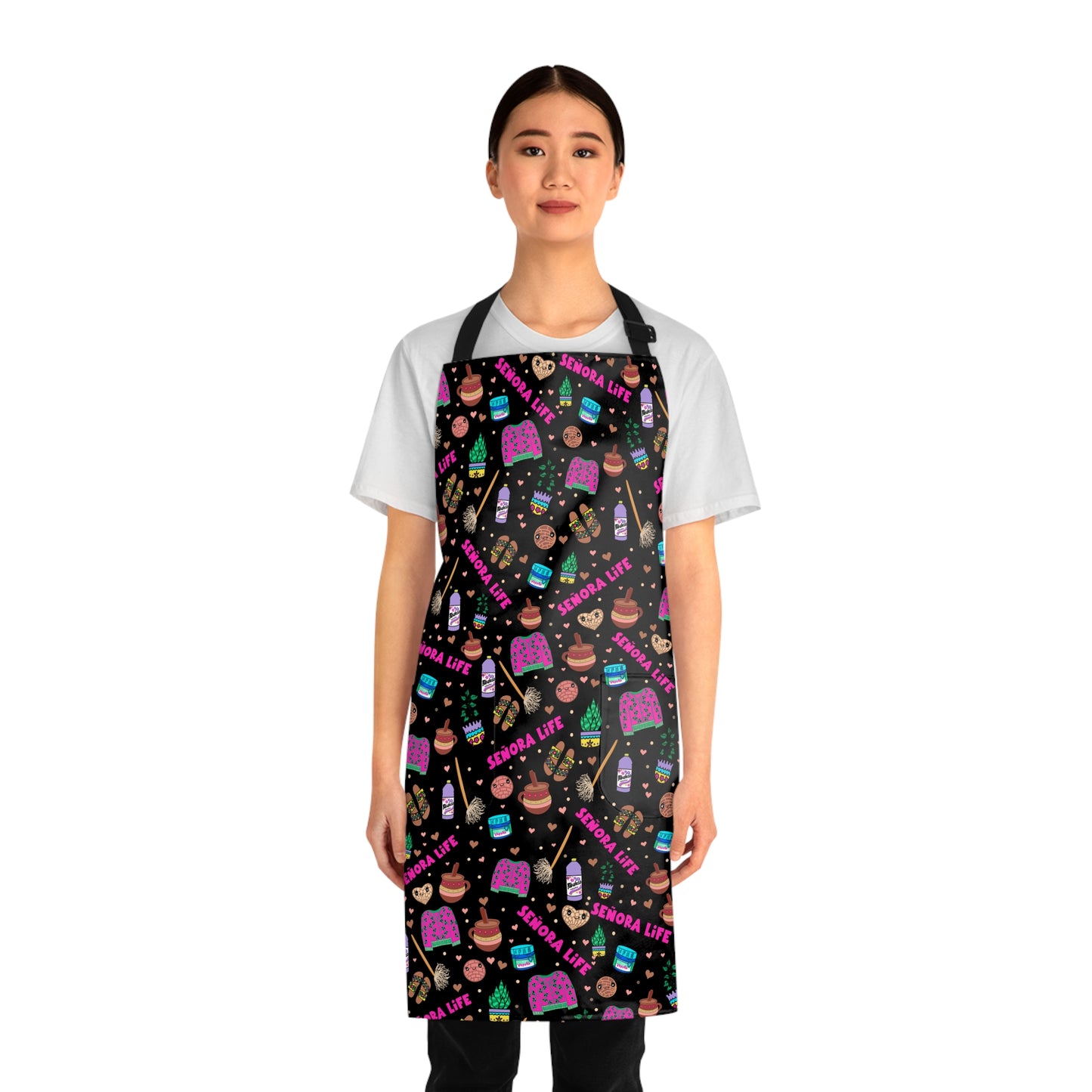Latin Apron for Latin mom. Señora life delantal para mama Latina. Funny Spanish apron for Latin wife.