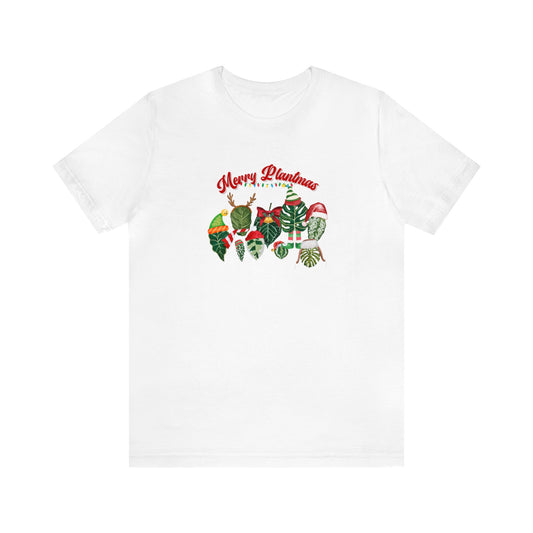 Ugly Christmas Sweater for plant lady or plant daddy. Merry Plantmas tshirt for plant lover and Christmas season. Funny plant tshirt