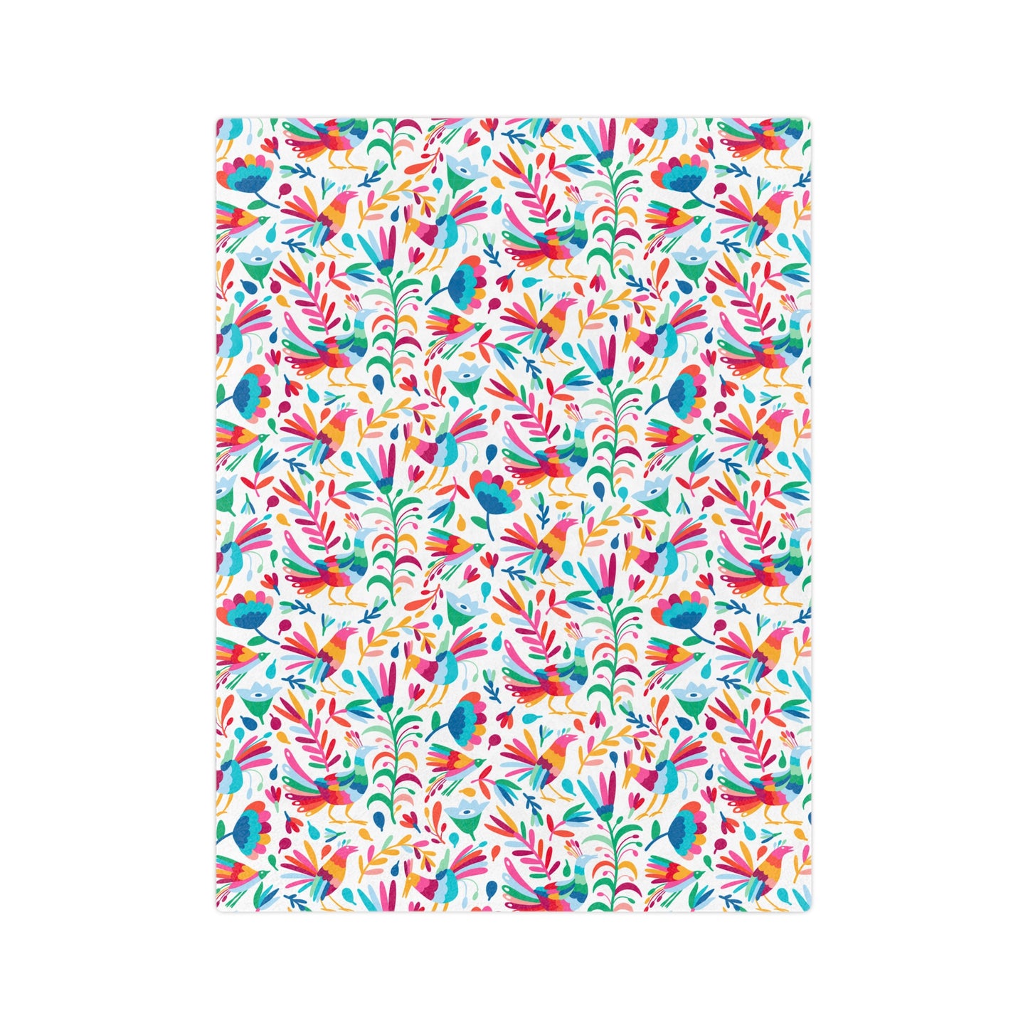 Otomi print Blanket for Mexican home decor. Birthday gift for Mexican mom, Mexican friend or tia.