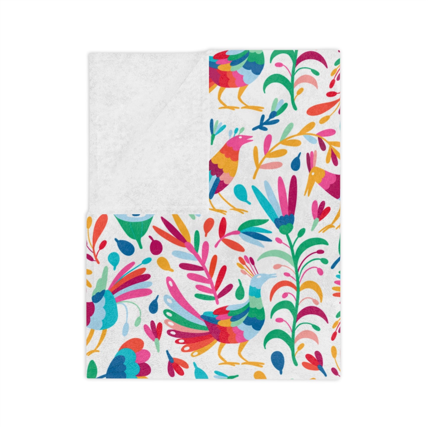 Otomi print Blanket for Mexican home decor. Birthday gift for Mexican mom, Mexican friend or tia.