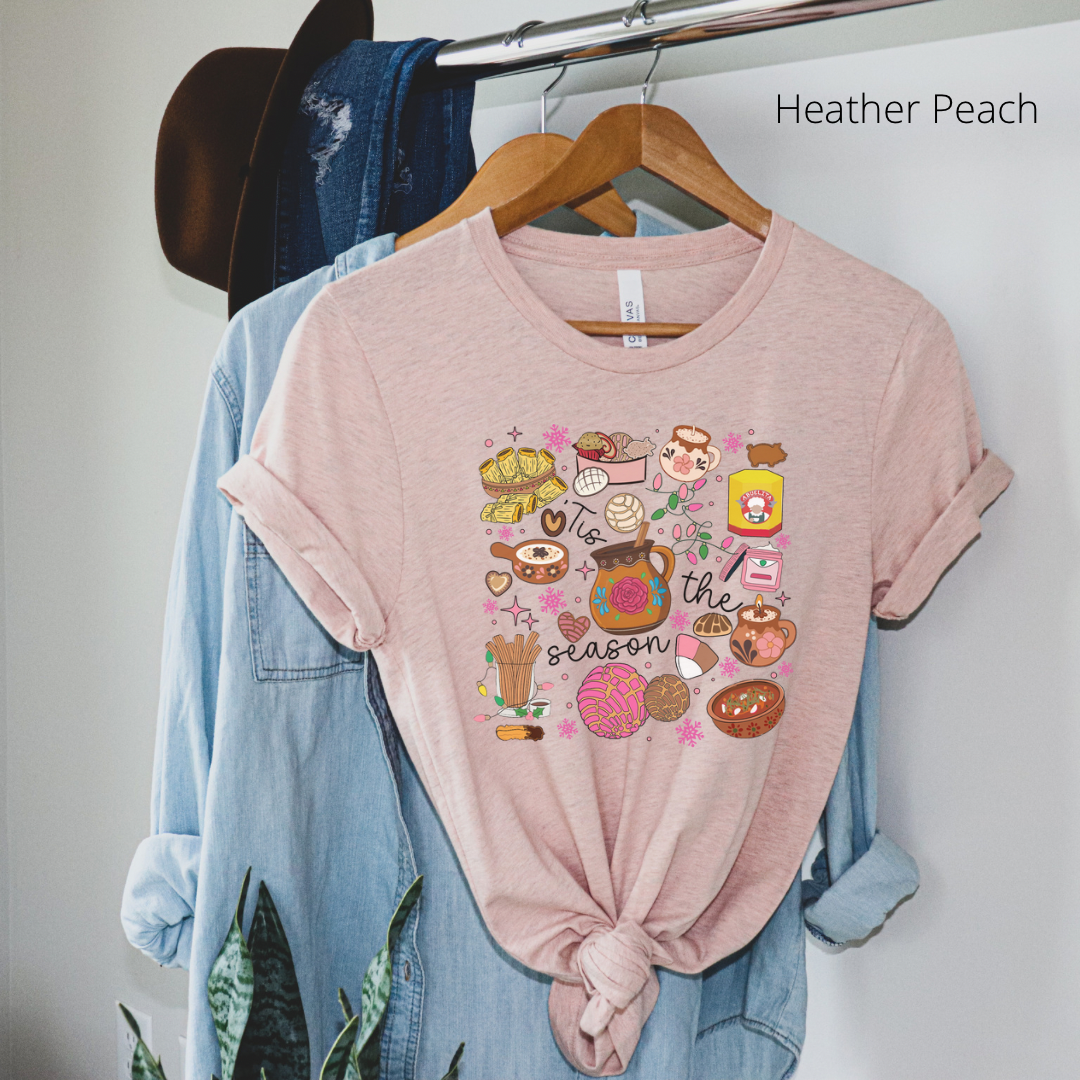 Mexican Christmas tshirt. This is the season Mexican style. Feliz navidad shirt.