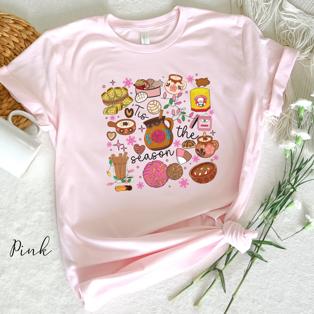 Mexican Christmas tshirt. This is the season Mexican style. Feliz navidad shirt.