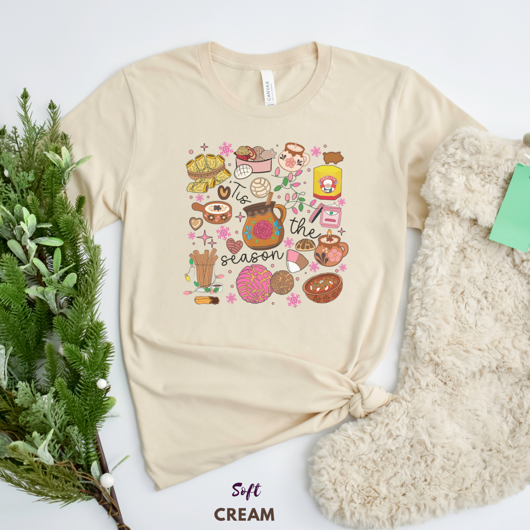 Mexican Christmas tshirt. This is the season Mexican style. Feliz navidad shirt.