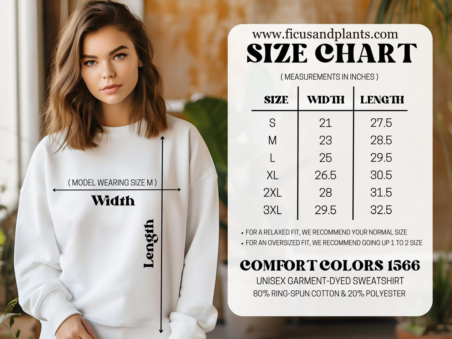 Books and plants Sweatshirt. Comfort colors sweatshirt for book lover and plant lady.