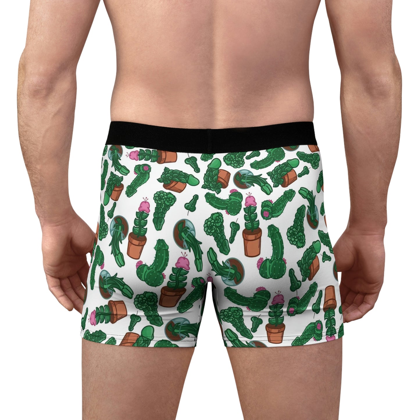 Sassy cactus Men's Boxer Briefs