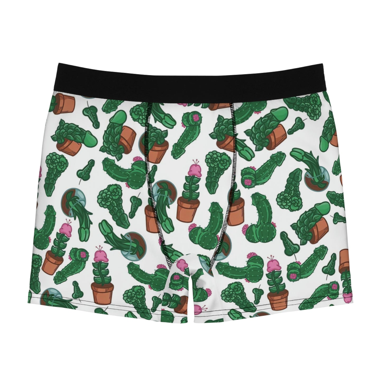 Sassy cactus Men's Boxer Briefs