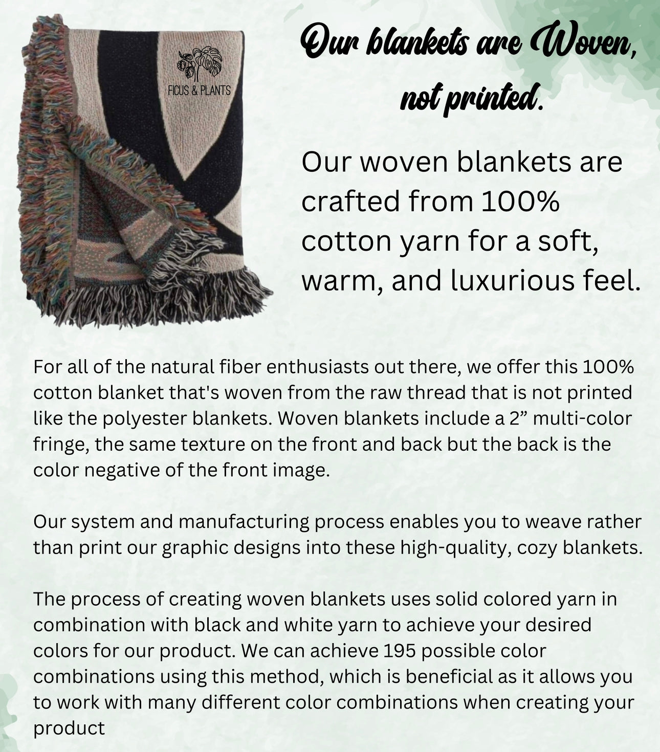 Mexican folk art with muted colors Woven Blankets. Modern Mexican home decor